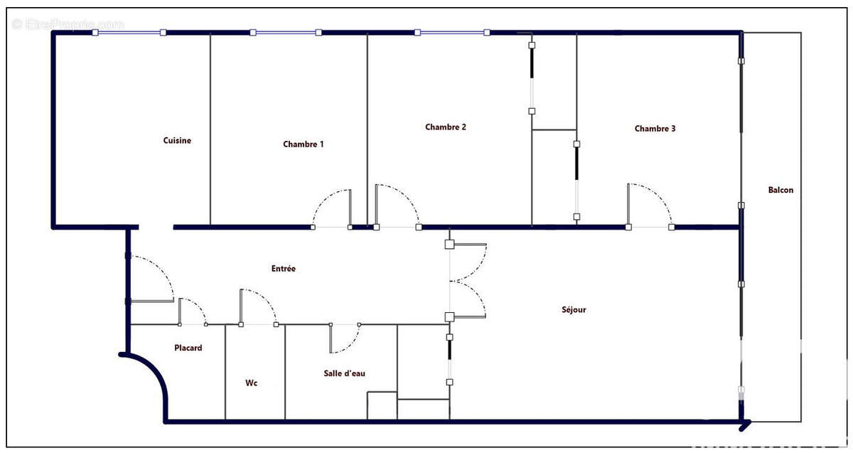 Appartement 76 m² à Poitiers  - photo 2