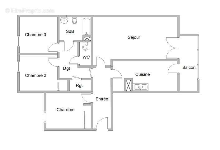 Appartement à BLAGNAC