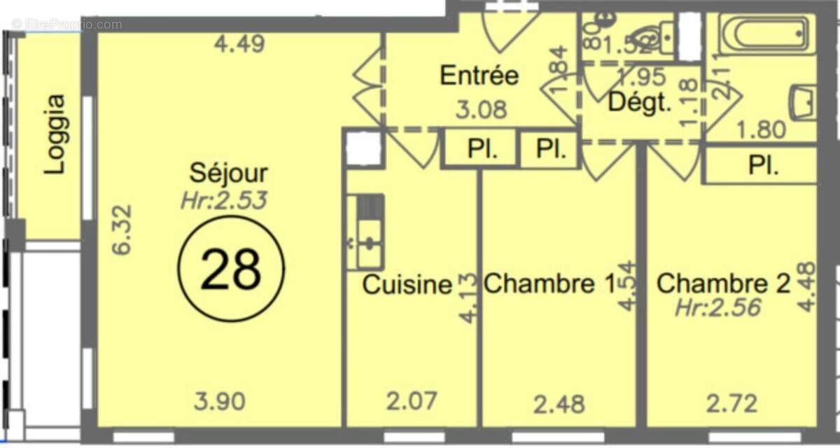 Appartement à RUEIL-MALMAISON