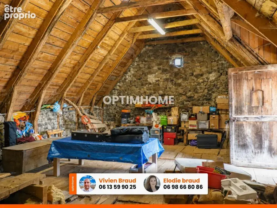 À VENDRE – Maison 4 pièces, 3 chambres avec grange, ancienne étable et terrain d’environ 1 hectare à Sauvat (Cantal) - photo 21