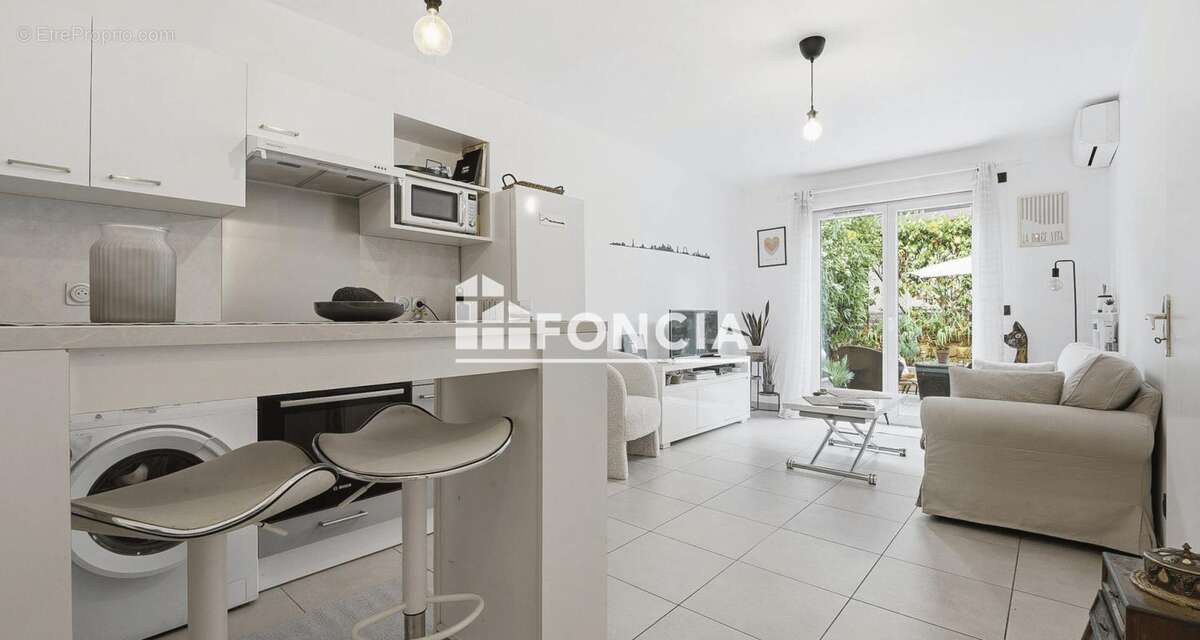 Cannet t2 immeuble neuf de 37m2+jardin de 40m2+parking privatif - photo 5
