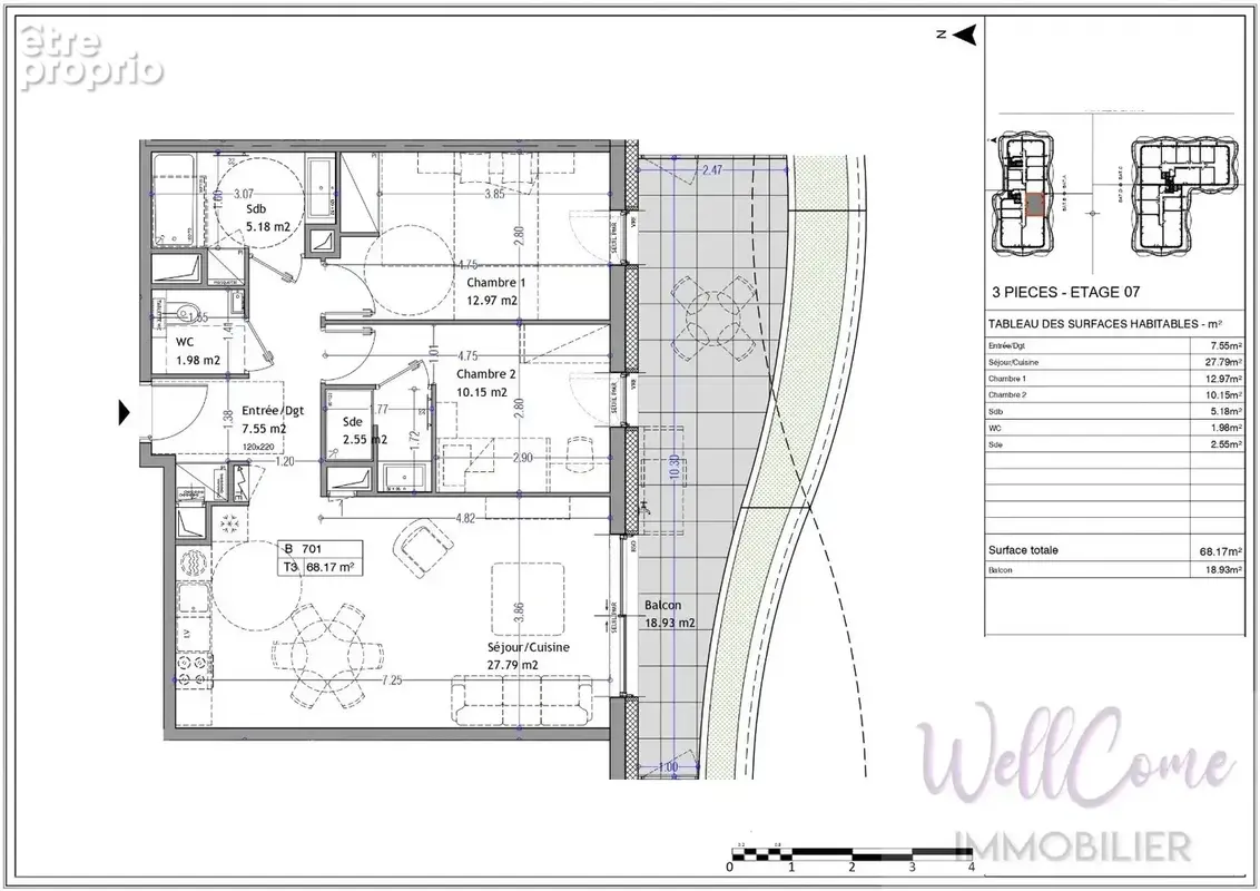 VEFA - Appartement T3 de 68m² côté Sud (Box inclus) à Aix-Les-Bains ! - photo 4