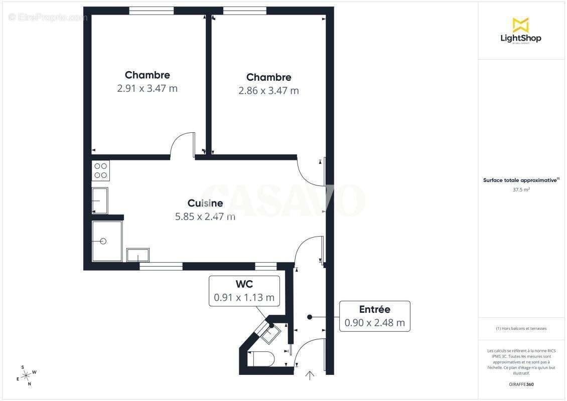 Appartement à SAINT-DENIS