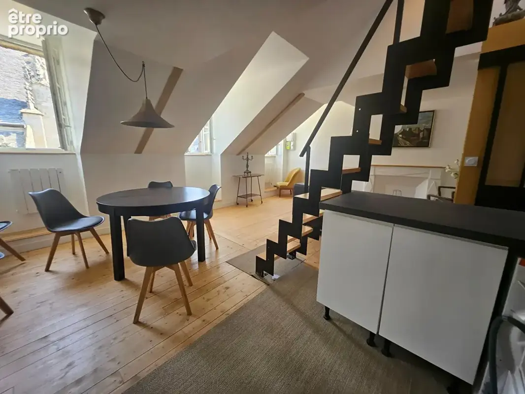 "DINAN -Place Saint-Sauveur : Appartement de caractère rénové avec vue sur "la Basilique" meublé ! - photo 2