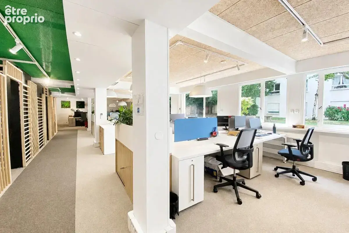 Vente- boulogne-billancourt - 459 m² de bureaux de plain-pied + 15 parkings inclus - cour privative & accès indépendants - photo 3