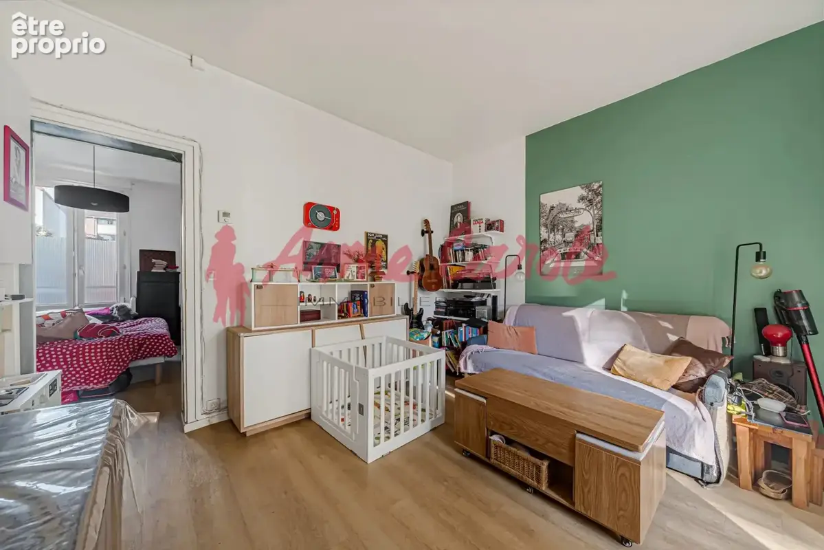 3 pièces traversant de 40m2 sur jardin de la copropriété - photo 3