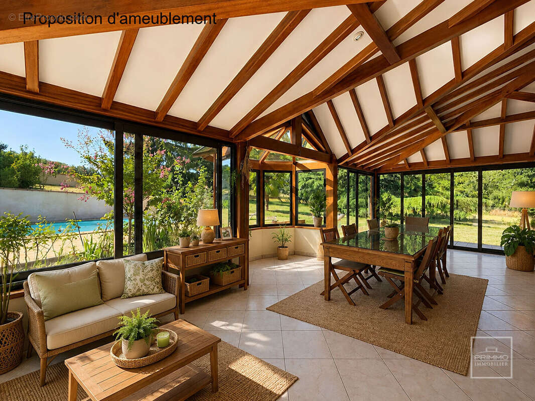 Lissieu, maison de 146 m² sur parcelle de 3525 m2 avec piscine - photo 5
