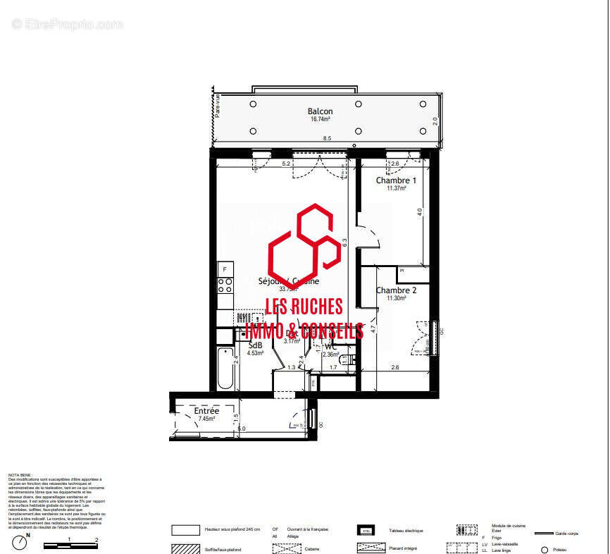 Appartement à VIGNEUX-SUR-SEINE