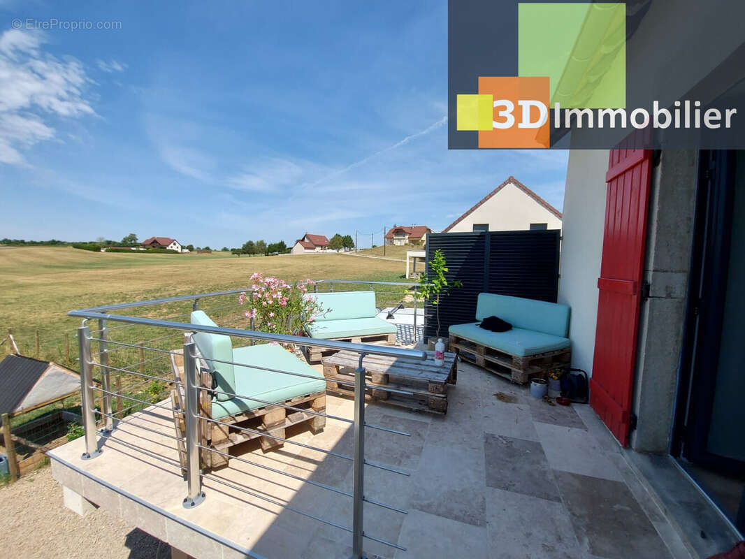 VUE TERRASSE OUEST - Maison à LONS-LE-SAUNIER
