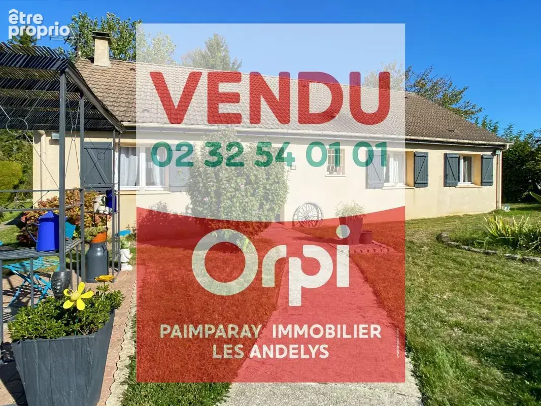 VENDU - Proche Les Andelys - Maison À Vendre 4 chambres + jardin arboré de 2200 m² env - photo 1
