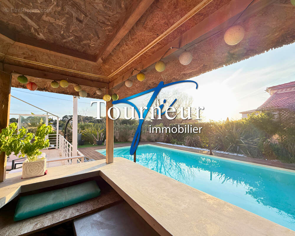 Sanary sur mer beaucours a 800m des plages villa standing de 232m2 hab. sur 1478m2 avec piscine - photo 11