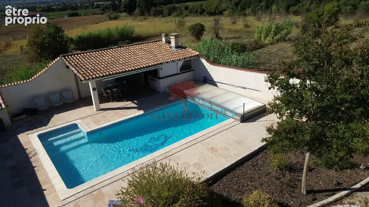 Le pouget - a vendre villa de type t4 avec une piscine - photo 2
