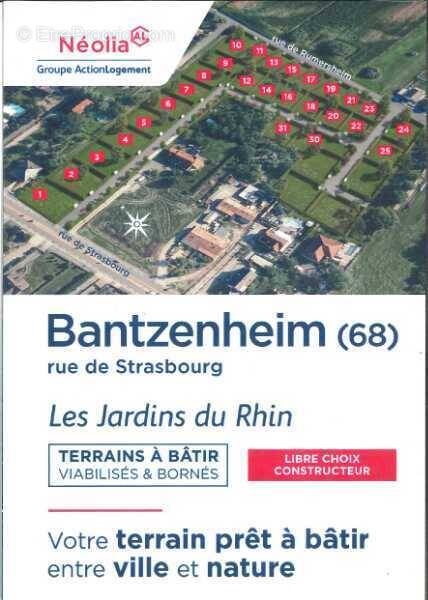 Terrain à BANTZENHEIM