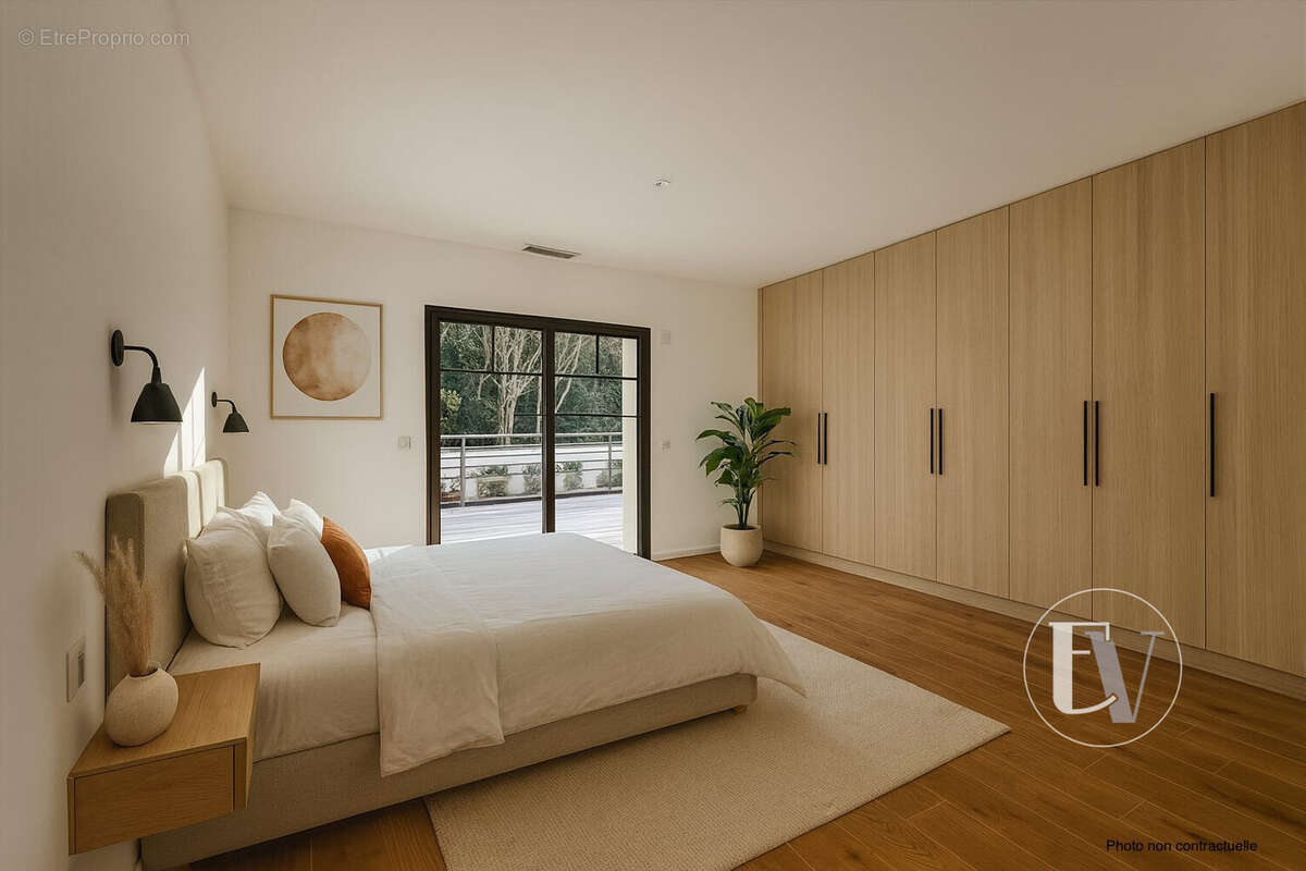 Suite parentale - Home staging virtuel - Maison à ARCACHON