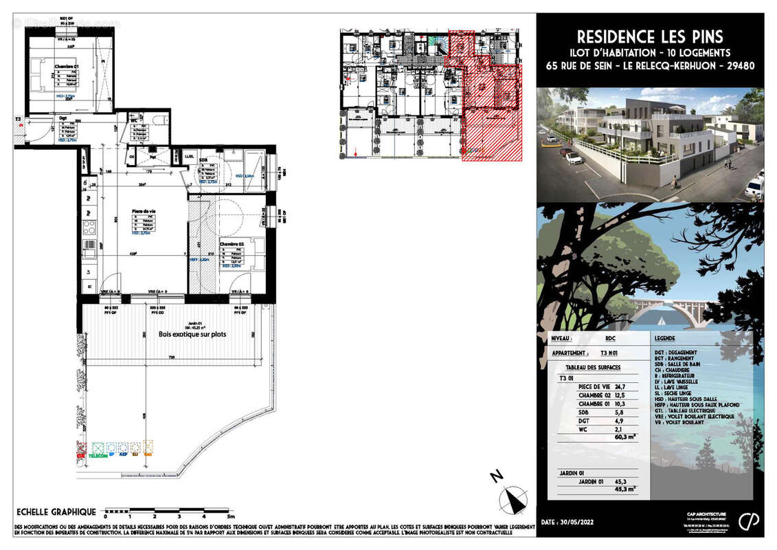 Appartement à LE RELECQ-KERHUON