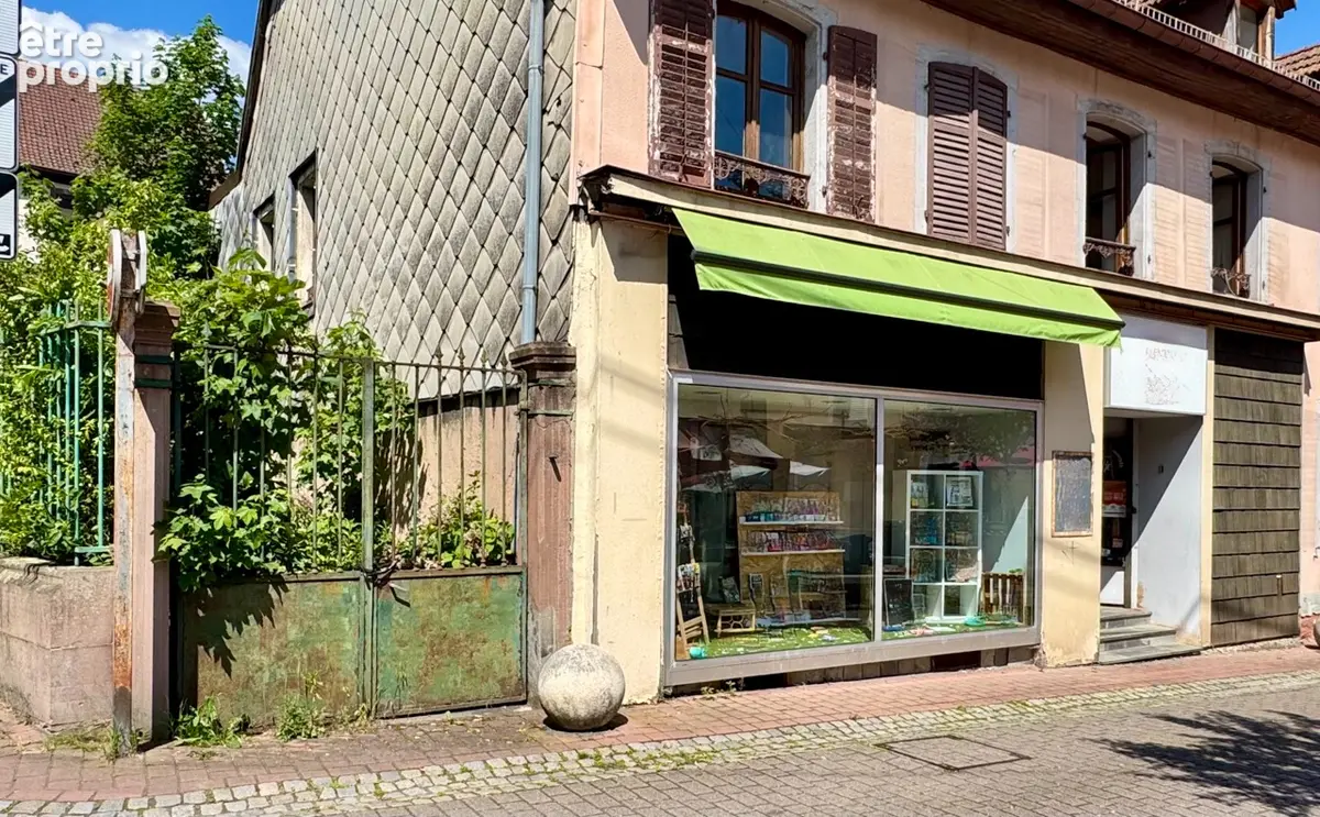 Schirmeck centre-ville - ensemble immobilier avec local commercial - garage, remise et jardin - photo 3