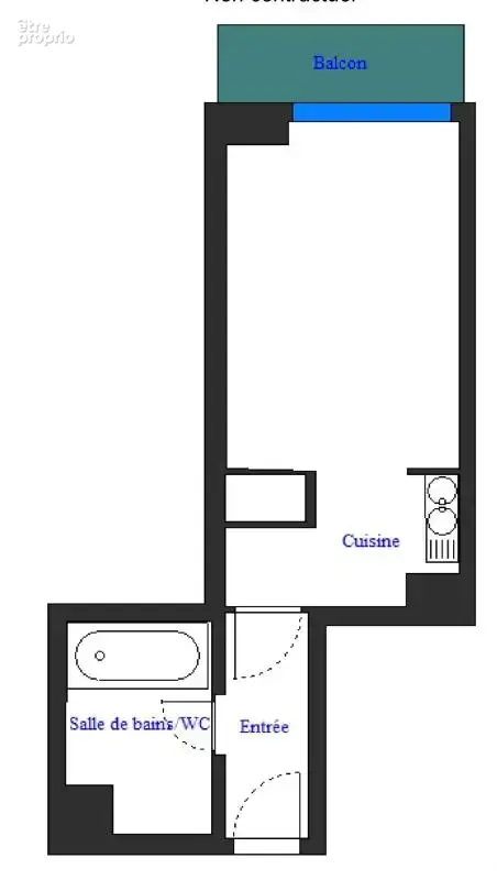 Appartement - Nice - 23m² - photo 4