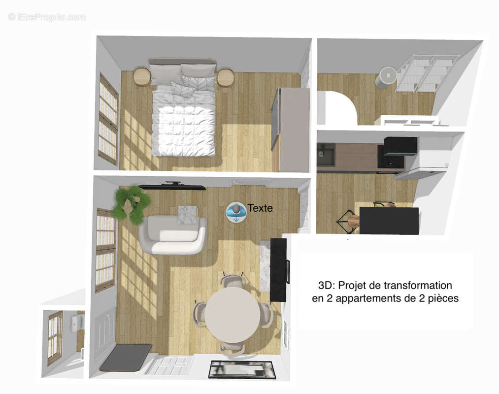 Appartement à PARIS-18E