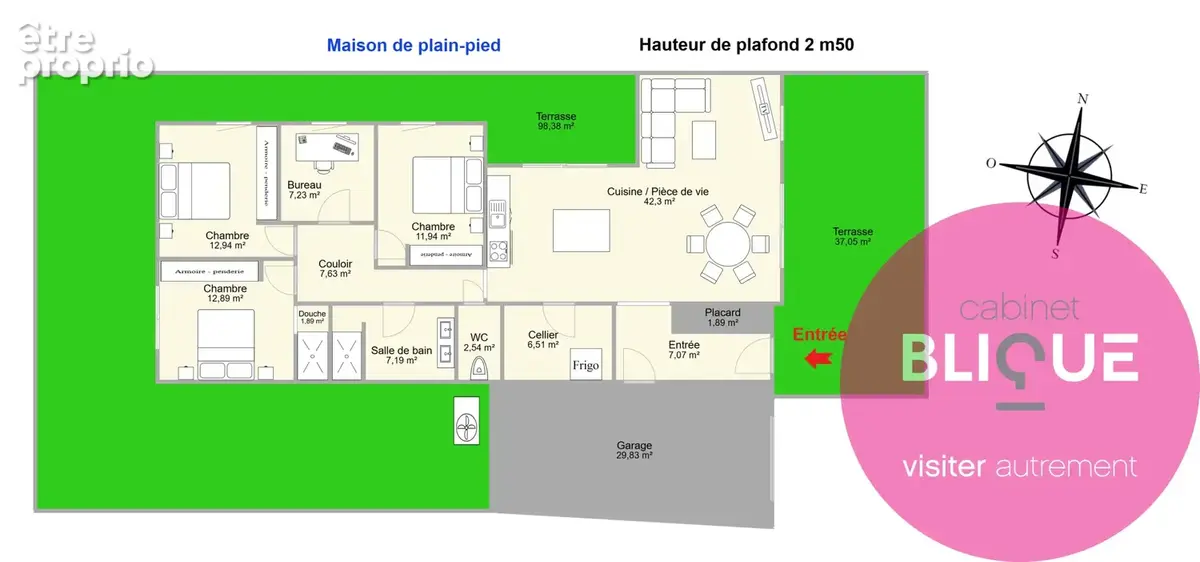 125 m2 de plain-pied, et 2 000 m2 pour prendre l’air - photo 10