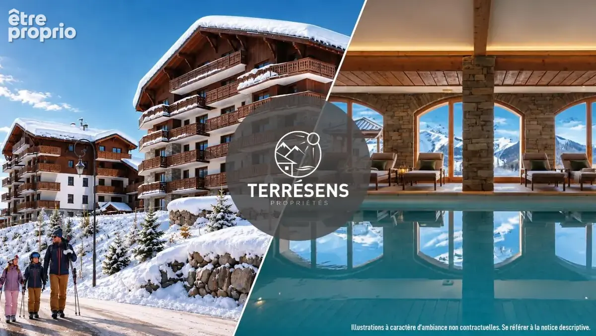 Appartement t3 - résidence les chalets de l'adonis aux ménuires - photo 1