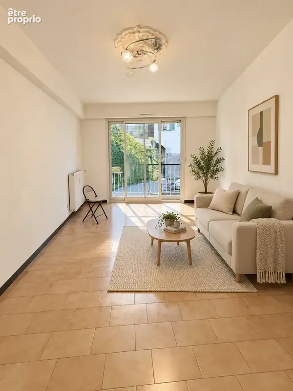 Nice est   saint-roch   t3 traversant avec balcon, garage et cave - photo 3