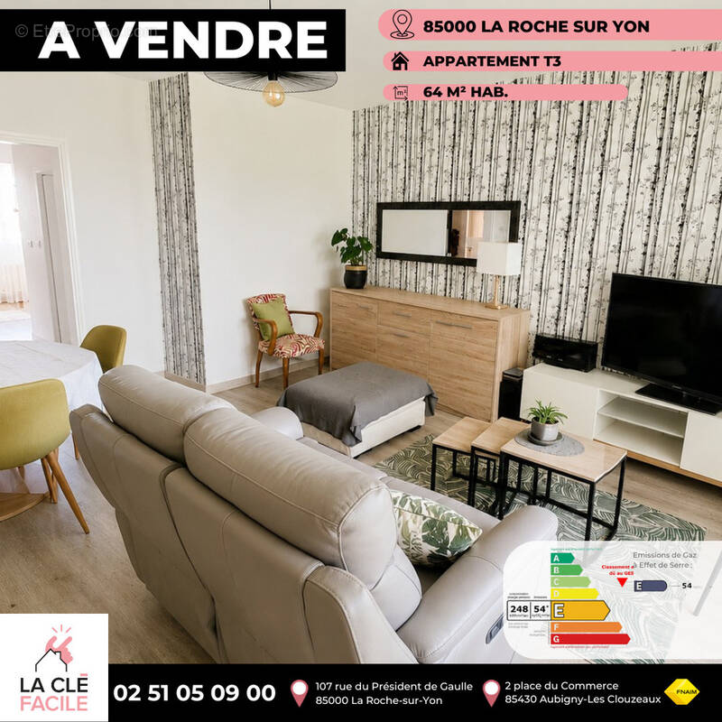 Appartement à LA ROCHE-SUR-YON