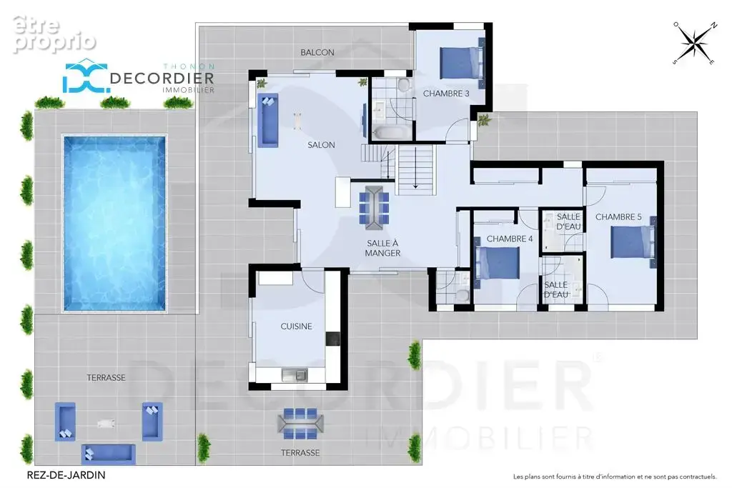 À VENDRE – Maison individuelle de 231 m² sur un terrain de 2 989 m² à Allinges - photo 3