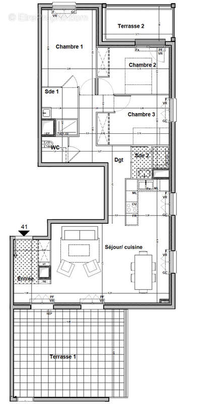 Appartement à FLOIRAC