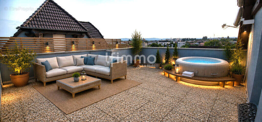 Duplex d'exception avec terrasse de 33 m2 aux portes de la Suiss - photo 3