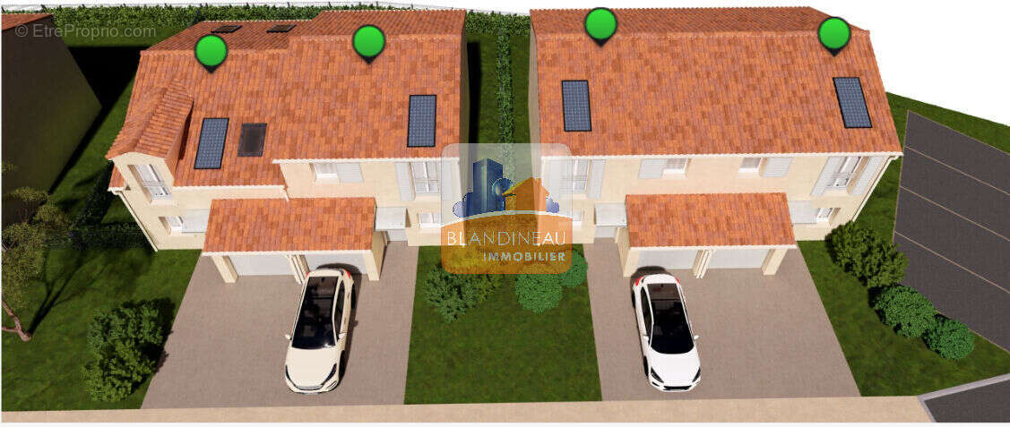 Port st pere - bourg - maison neuve 3 ch + jardin - photo 6
