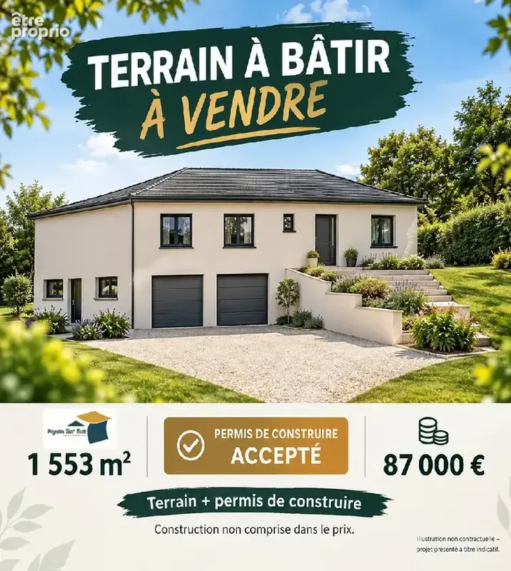 Photo Terrain à Pont-A-Mousson au prix de 87 000€