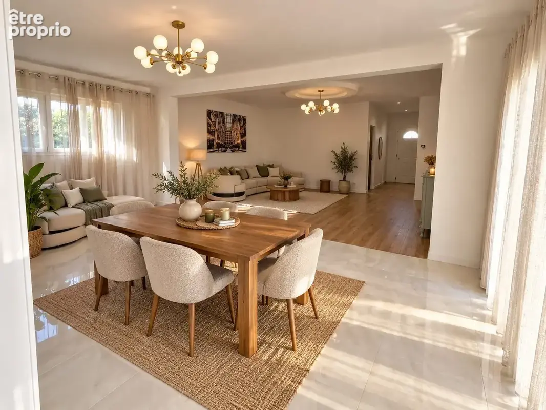 Séjour avec propostion d'amenagement  IA - Maison à LA RIVIERE-DE-CORPS