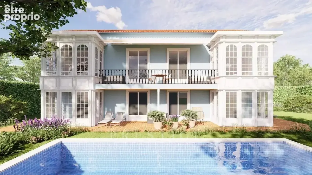 Super Magagnosc, villa  à terminer , vue mer, 2 appartements possibles, piscine - photo 8