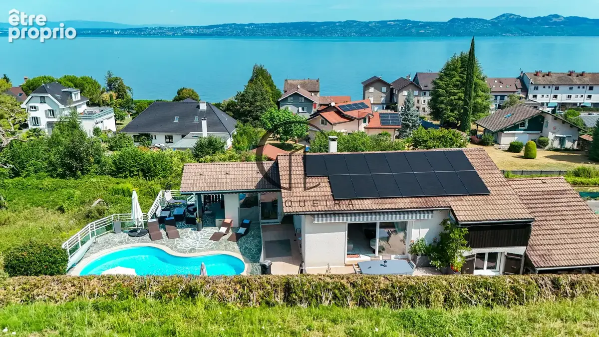 Villa d’architecte avec piscine et vue lac   Un cadre privilégié à Lugrin - photo 4