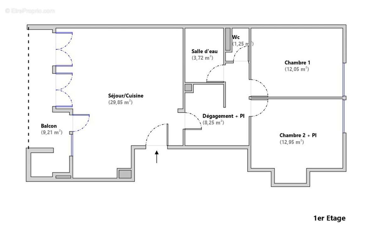 Appartement à MARSEILLE-12E