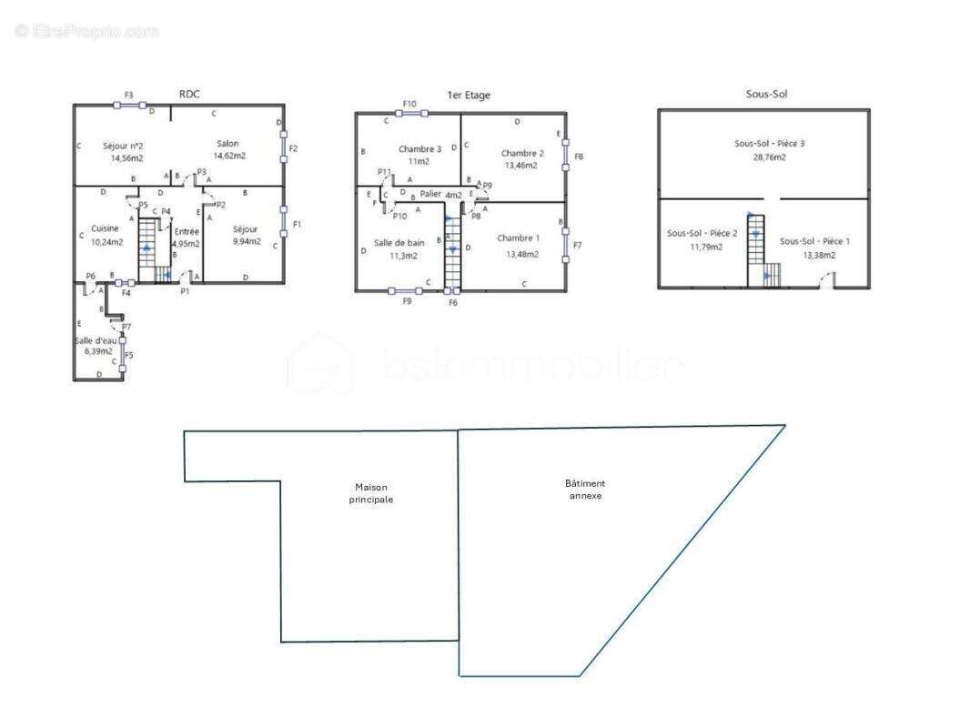 Maison en pierre 114 m² - dépendance de 100 m² louée – Revenu locatif - Centre ville - photo 6