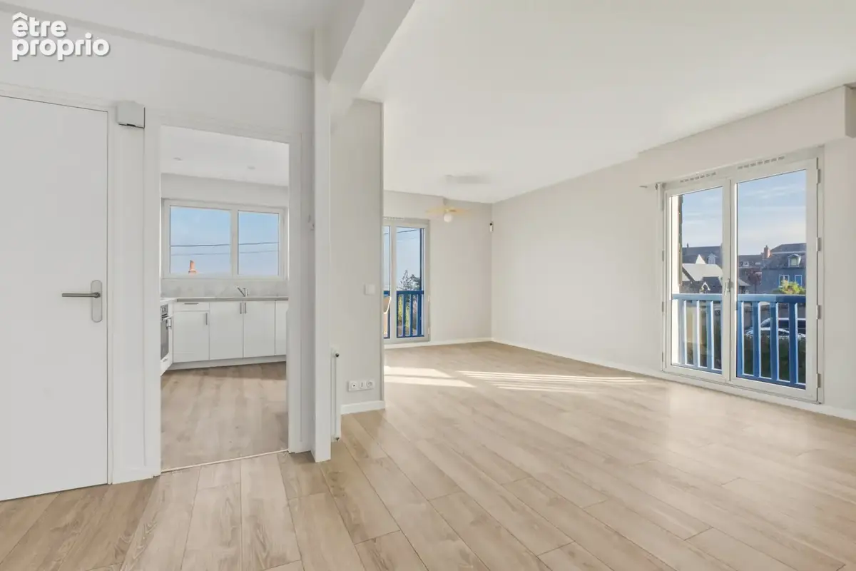 Honfleur   vue panoramique exceptionnelle   appartement t3 entièrement rénové avec parking privatif  - 65.10 m - photo 7