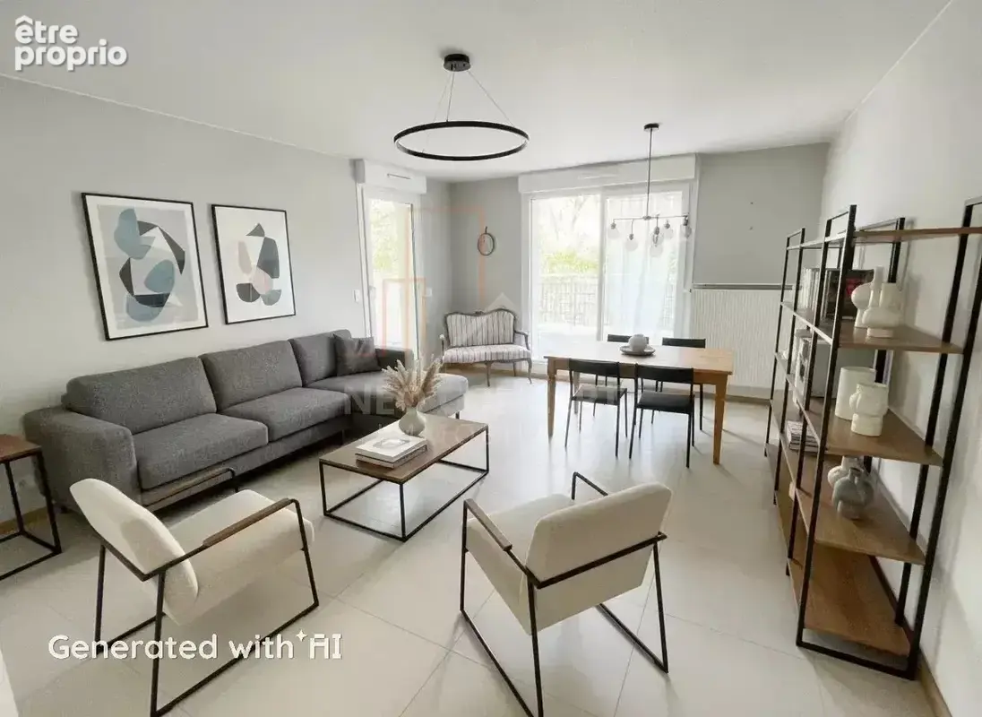Bel appartement en rez-de-jardin de type 3 pièces de 67,06 m² Carrez à BISCHHEIM. - photo 4