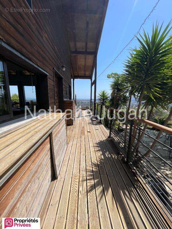 Ollioules - maison d'architecte evolutive de 145 m2 - vue mer exceptionnelle, calme, campagne, securise, sans vis a vis, terrass - photo 16
