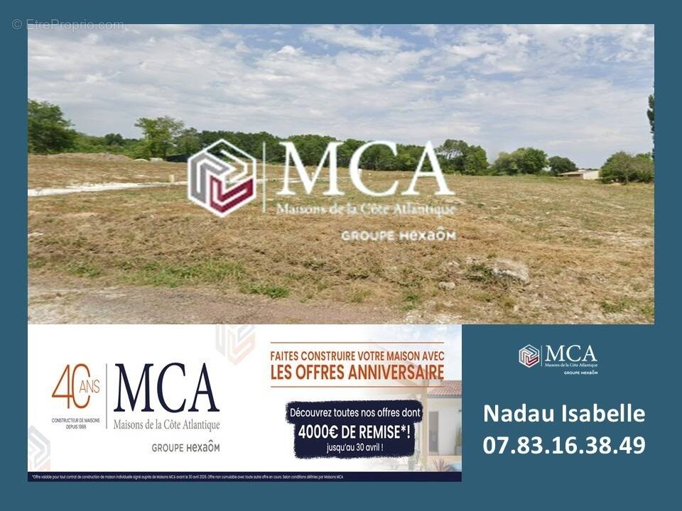 Terrain à LA LANDE-DE-FRONSAC