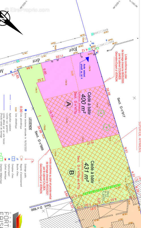 Terrain plat à bâtir La Villeneuve En Chevrie de 431 m2 - photo 5