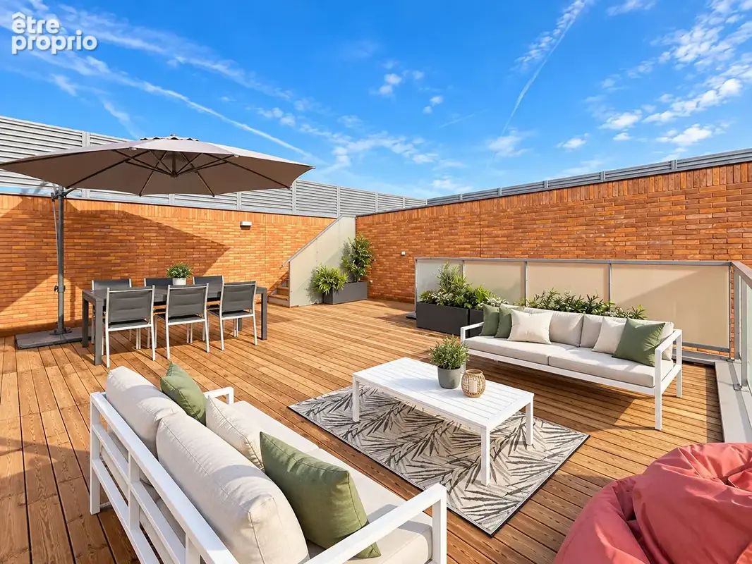 Appartement 4 pièces 85m² + Loggia + Terrasse en rooftop de 59m² + 2 Parkings sous-sol ! TOULOUSE - photo 1
