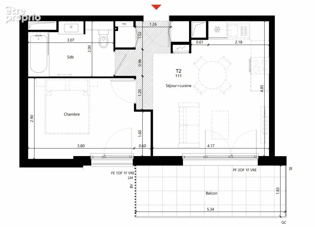 Appartement à TOULOUSE