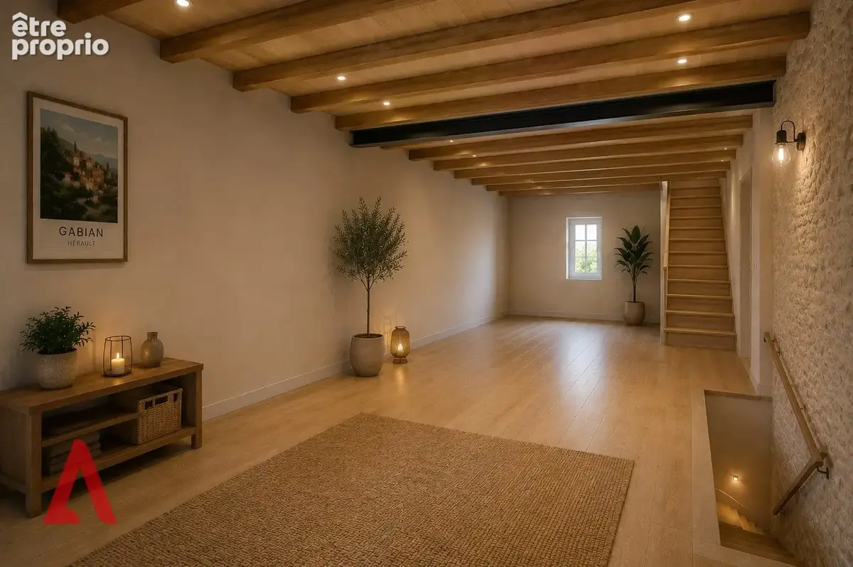 Maison de caractère à Gabian  Projet de rénovation à fort potentiel  126 m²  2 entrées  Jardin privatif à proximité  95.000  - photo 3