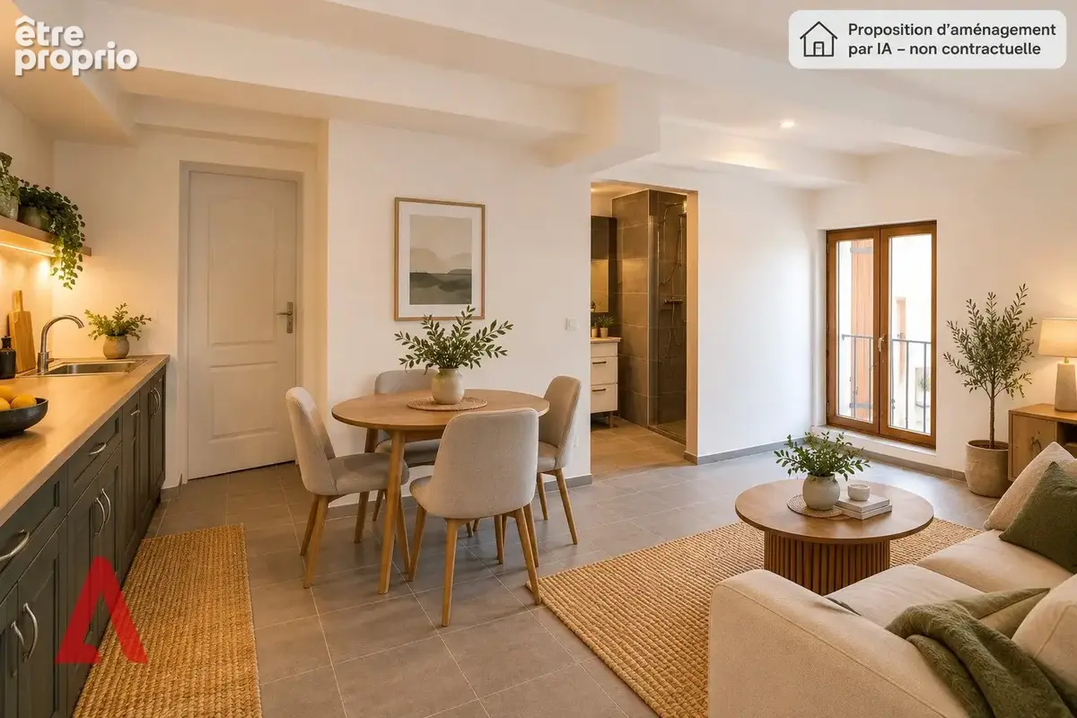 Maison de village avec garage et possibilité de créer jusqu'à 4 logements Airbnb  Fort potentiel d'investissement  Roujan  12 - photo 2