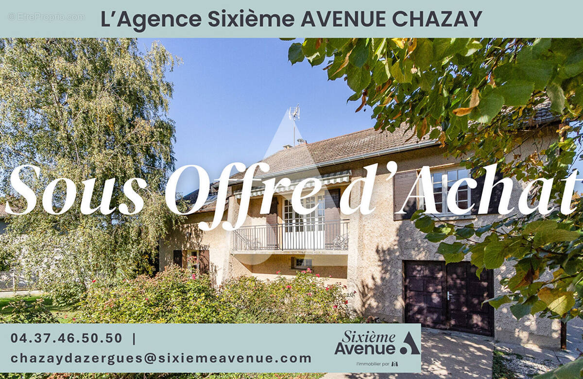 Maison à CHAZAY-D'AZERGUES