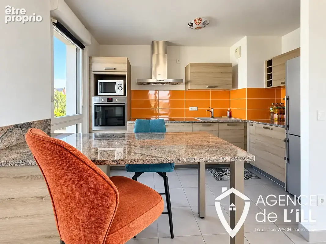 Appartement 3 pièces de 80,17 m2 avec terrasse, balcon, double garage et cave à sélestat - photo 2