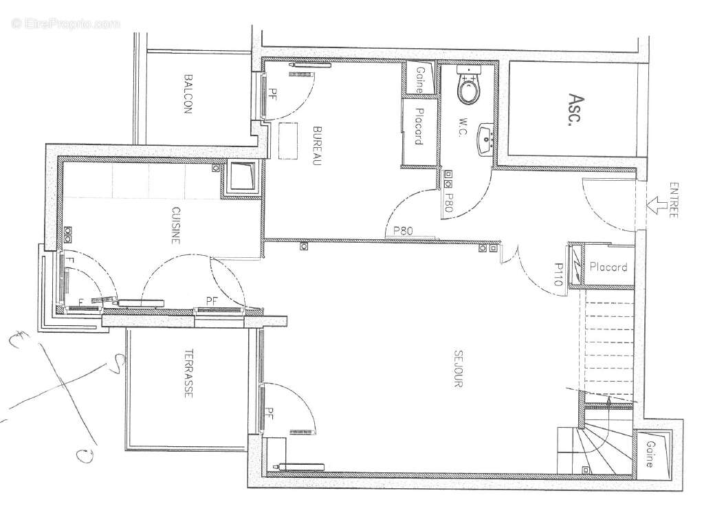 Duplex en dernier etage centre ville - photo 15