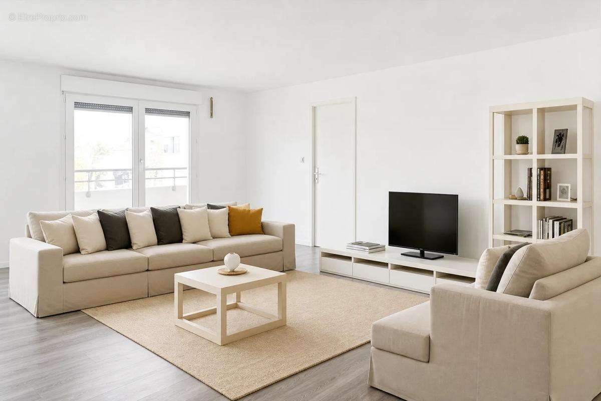 Rouen, Appartement loué T3 avec Balcon et Parking - photo 2