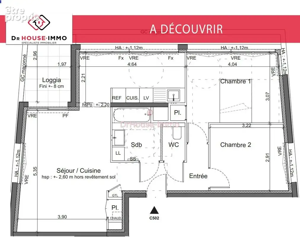 Appartement 67 m² à Merignac  - photo 5